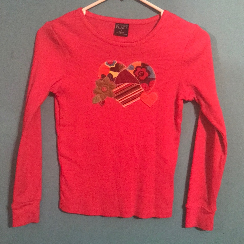 Girls Pink Long Sleeve Shirt